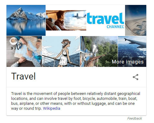 travel knowledge graph