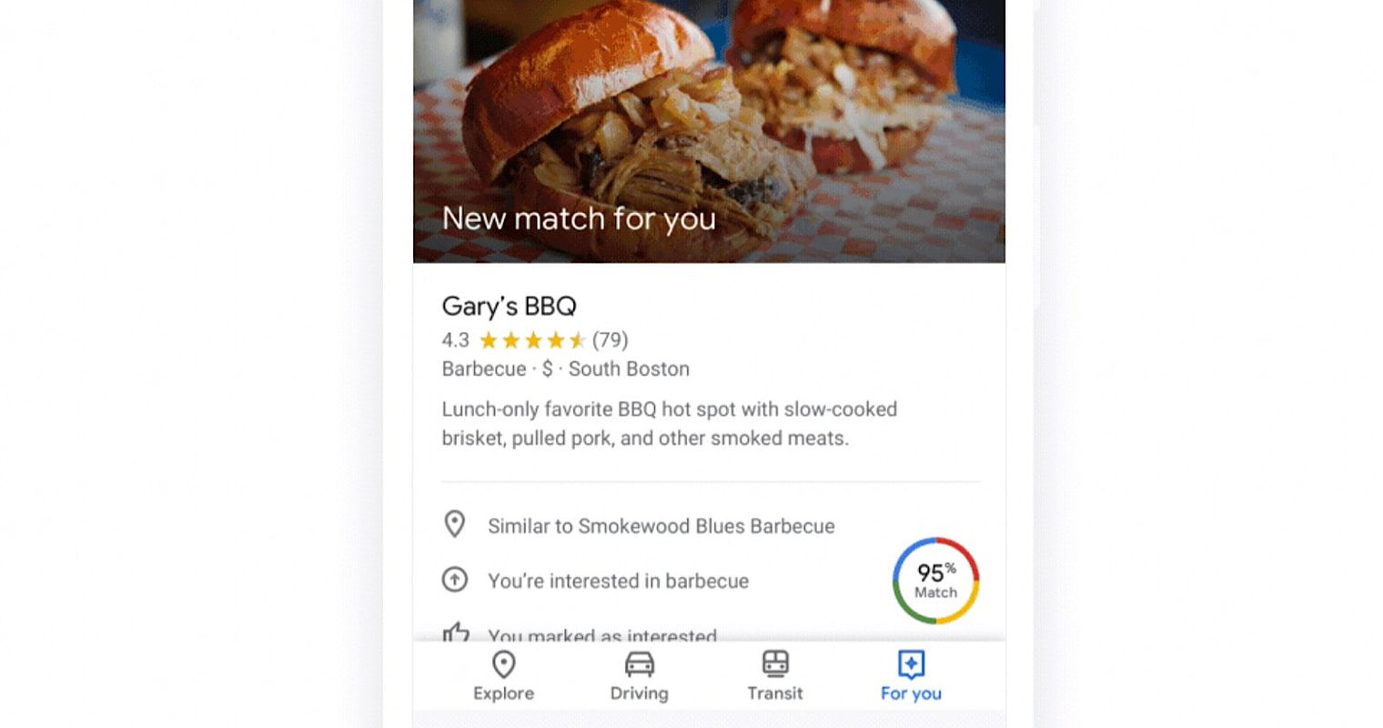 Google Maps Makes it Easier to Find Restaurants and Bars