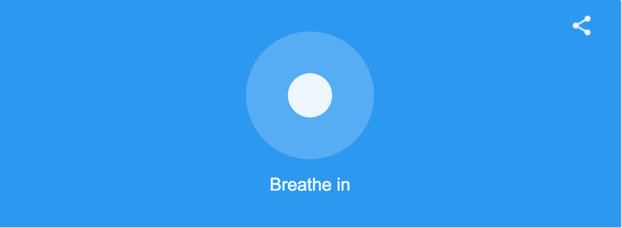 Google Adds a Breathing Exercise to Search Results