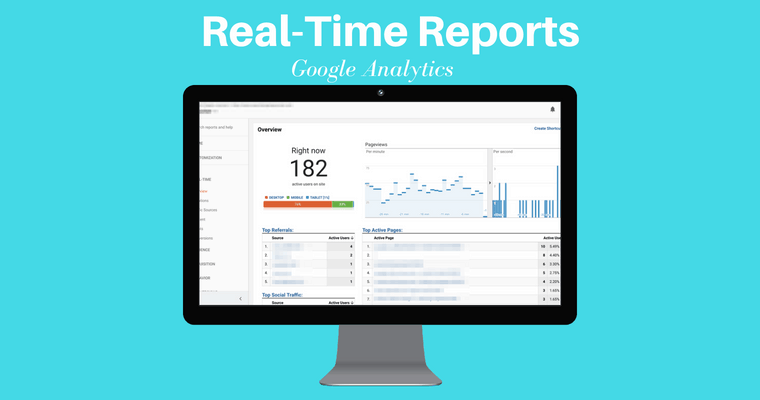 google analytics real time reports