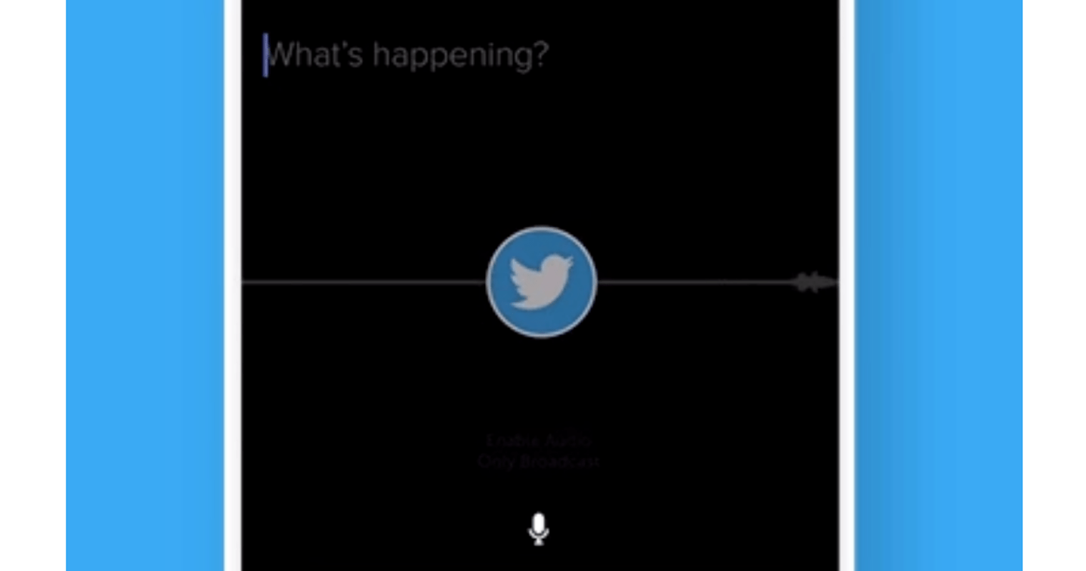 Twitter Adds Audio-Only Live Broadcasting