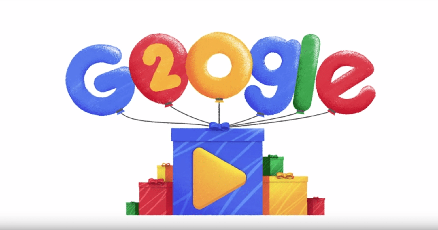 Google Celebrates 20th Birthday With Doodle, 17 Search Easter Eggs