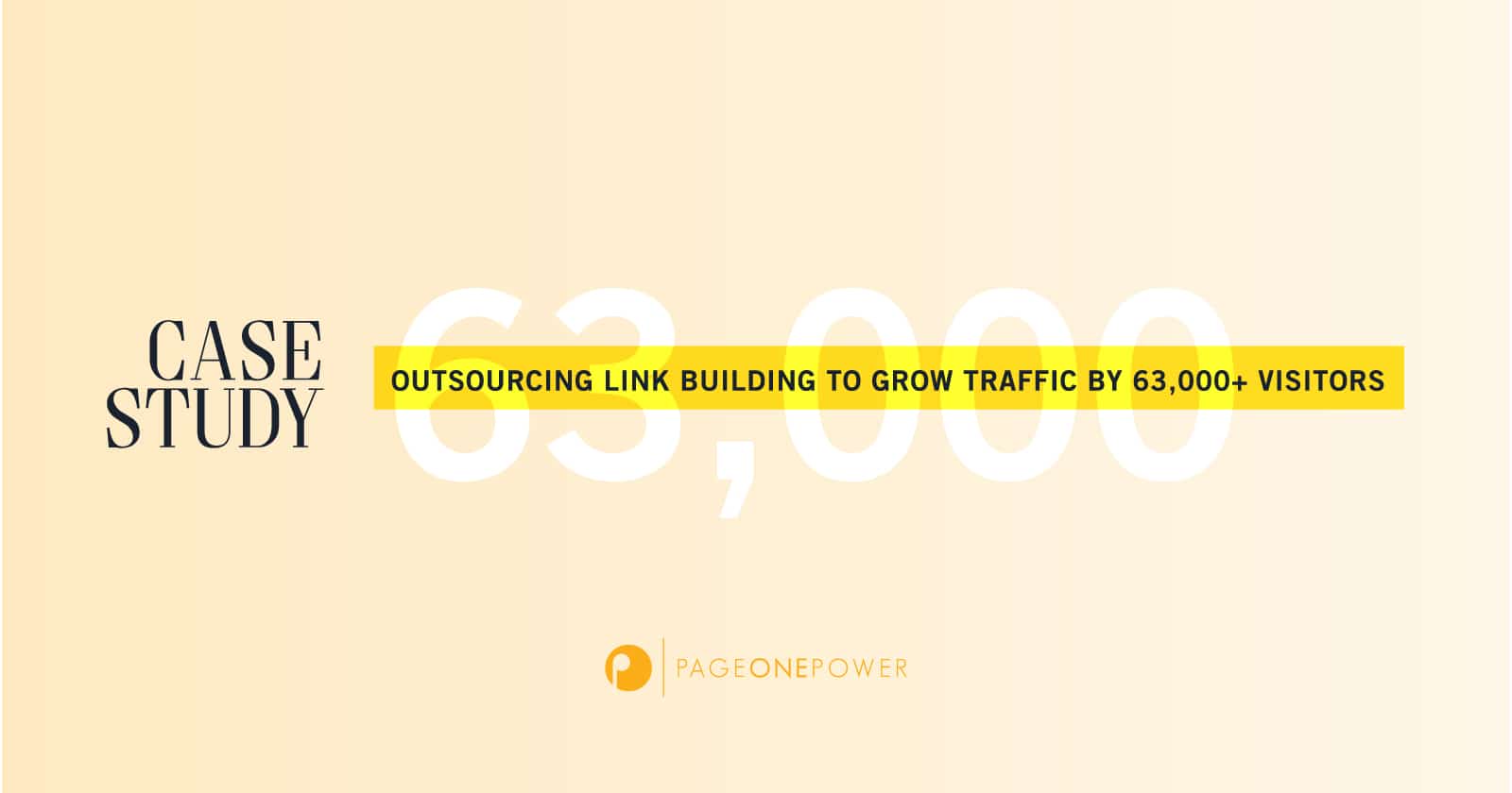 Case Study: Outsourcing Link Building to Grow Traffic by 63,000+ Visitors