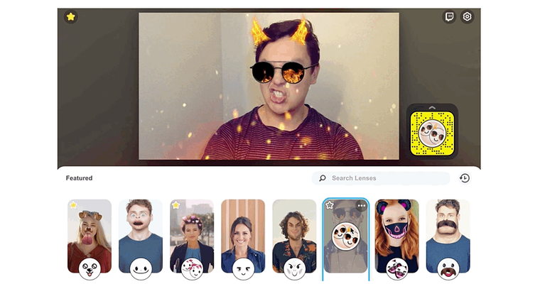 Snapchat Launches a Desktop App for Adding Filters to Streaming Videos