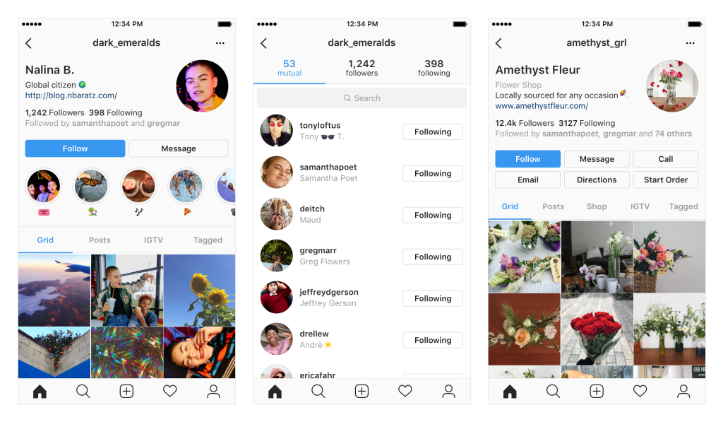 Instagram va déployer des profils d'utilisateurs repensés