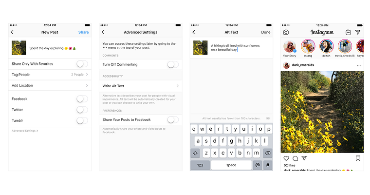 Instagram Lets Users Add Alt Text to Photos - Search Engine Journal