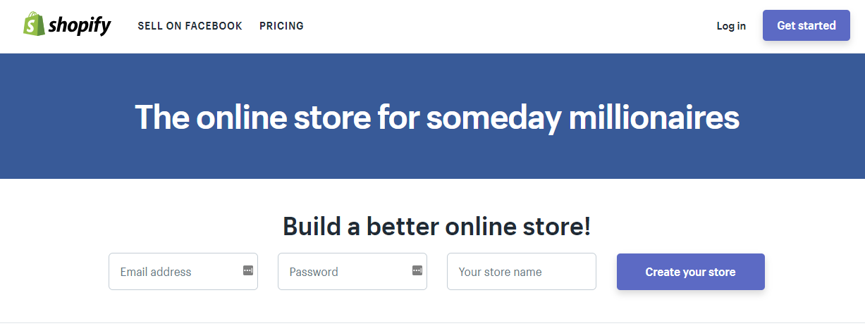 Shopify Facebook Landing Page