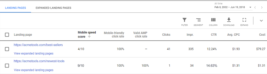 Google Ads Updates Mobile Speed Score for Landing Pages