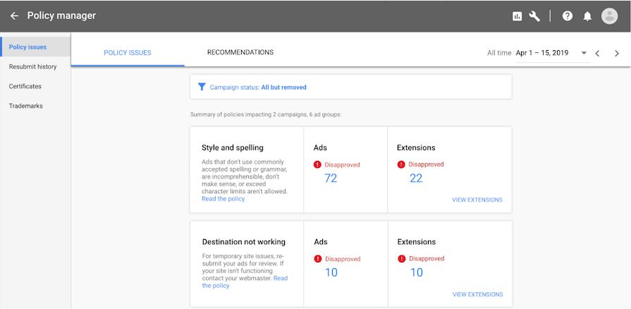 Google Ads to Provide Users With More Assistance After Ad Disapprovals