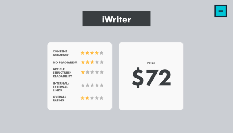 comparison table of content writing service