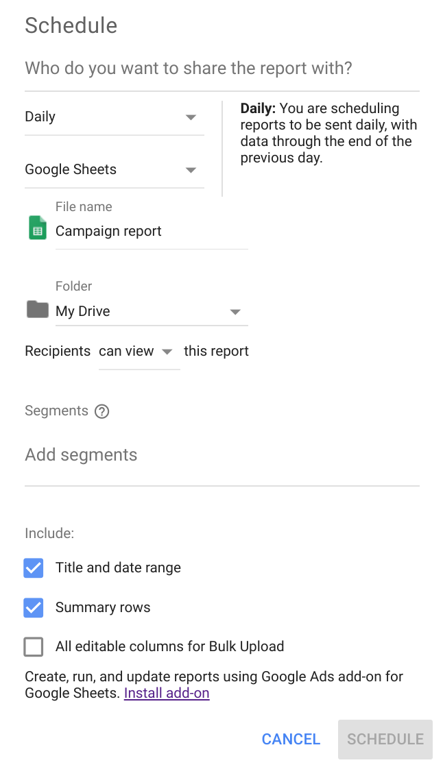 Google Ads Reports Can Now Be Downloaded in Sheets – Pros &#038; Cons