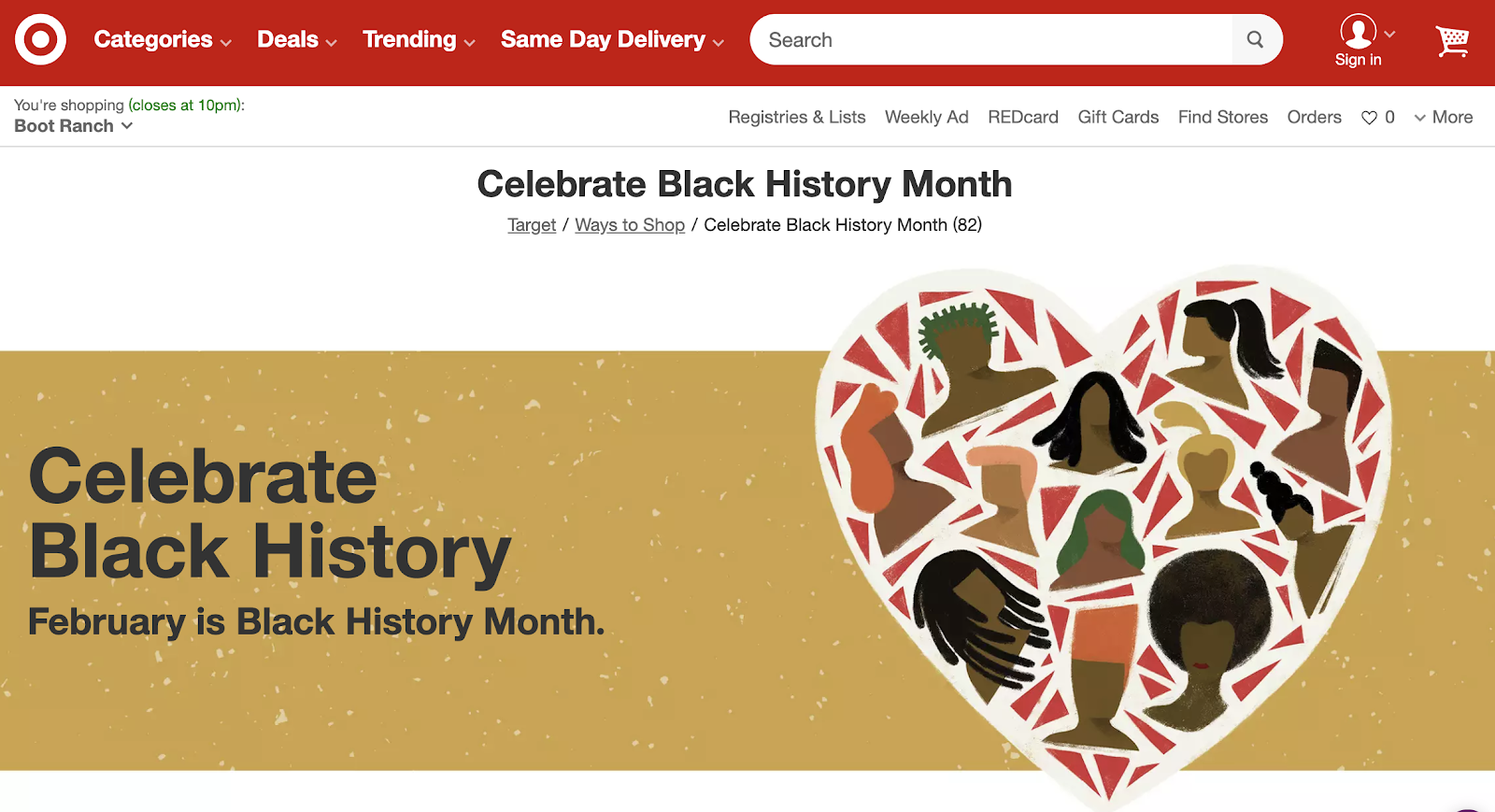 Celebrate Black History Month: Target