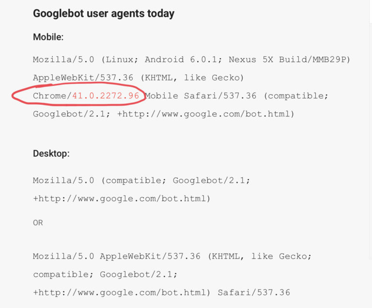 Google to Update Googlebot’s User Agent in December
