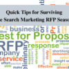 Quick Tips for Surviving the Search Marketing RFP Season