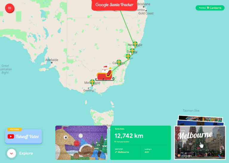 Track Santa With Google &#038; NORAD Santa Tracker Apps on Christmas Eve