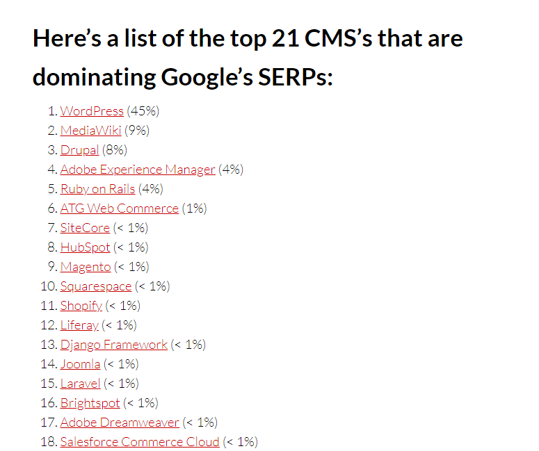 WordPress 是 SEO 最佳 CMS 的 10 個原因