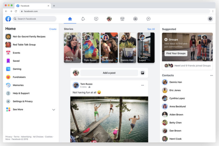 Facebook is Preparing to Launch a Desktop Redesign to All Users