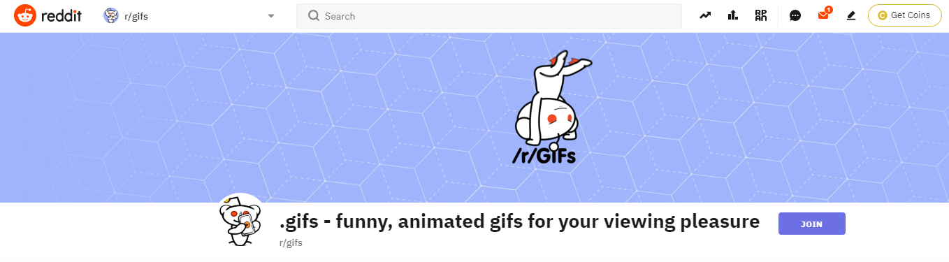 Reddit pour les GIF