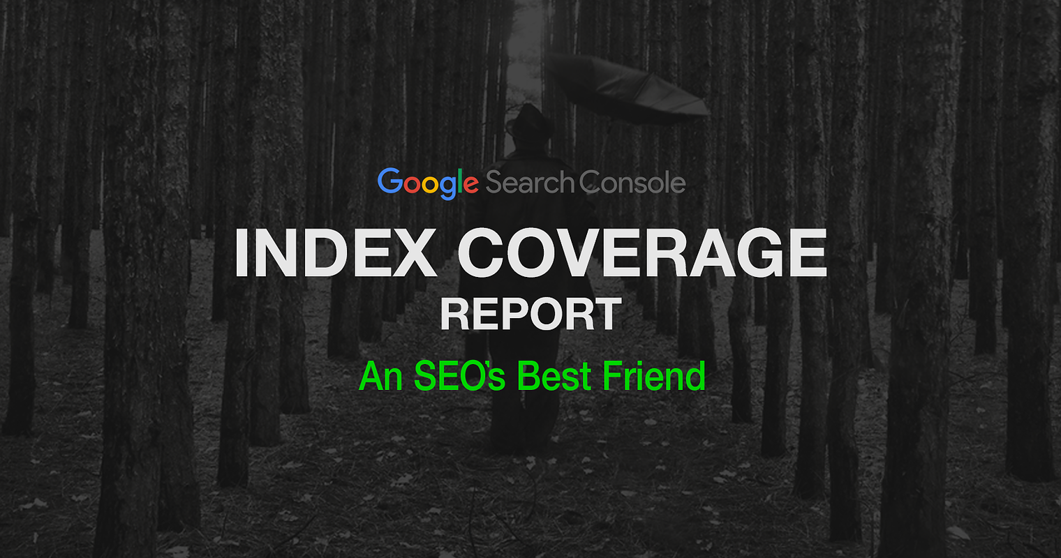 index your site with the coverage report