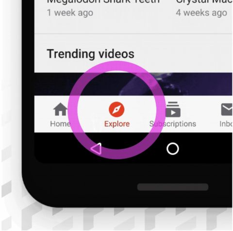 YouTube 在移动设备上用新的“探索”标签替换了“趋势”标签