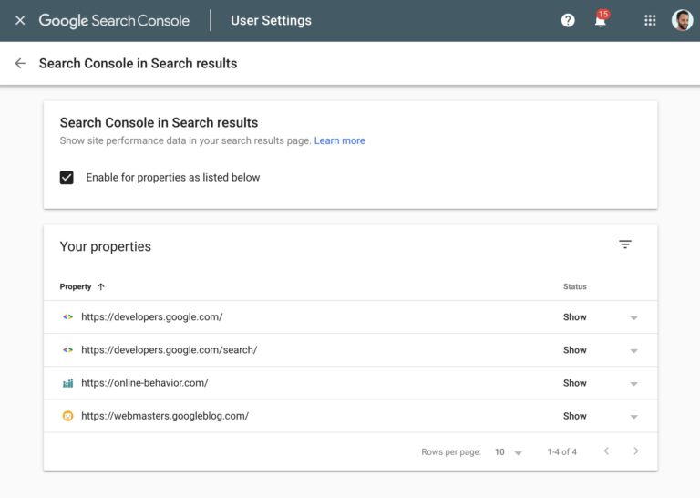 Mises à jour de la Google Search Console: plus de contrôle sur les données & # 038; Notifications par email