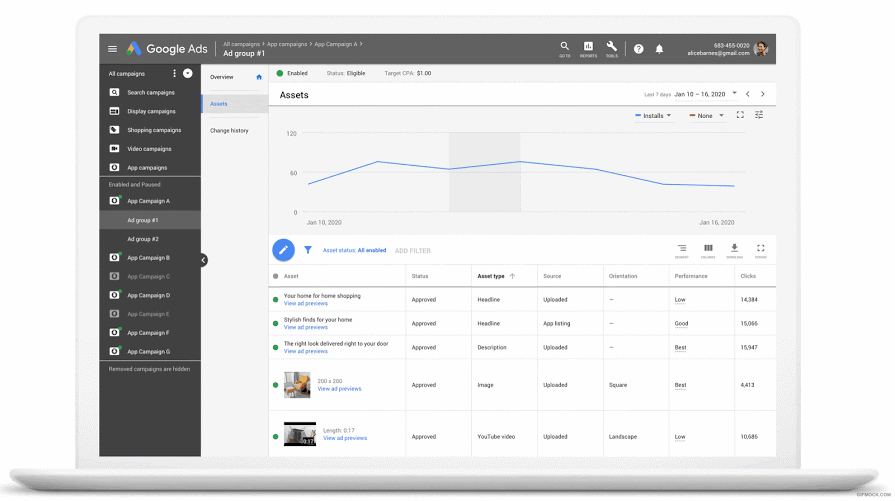Google Ads Improves Asset Reporting for App Campaigns With 4 New Updates