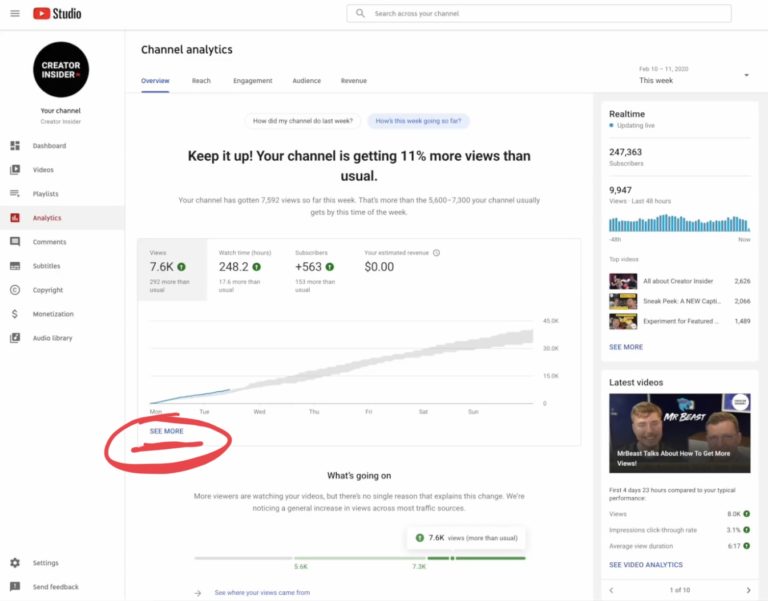 YouTube Analytics Now Lets Creators Compare Metrics Side-by-Side