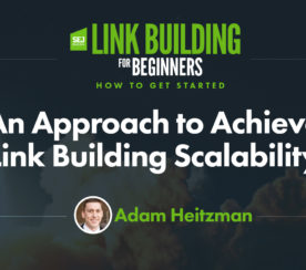 An Approach to Achieve Link Building Scalability