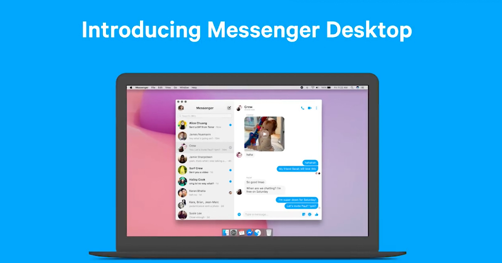 Facebook Messenger launches updated app for Phones and Desktops