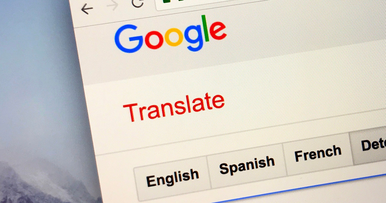 Google translate english to spanish