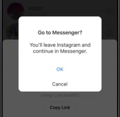 现在可以从 Instagram 创建 Facebook Messenger 房间
