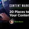 20 Places You Should Be Sharing Your Content