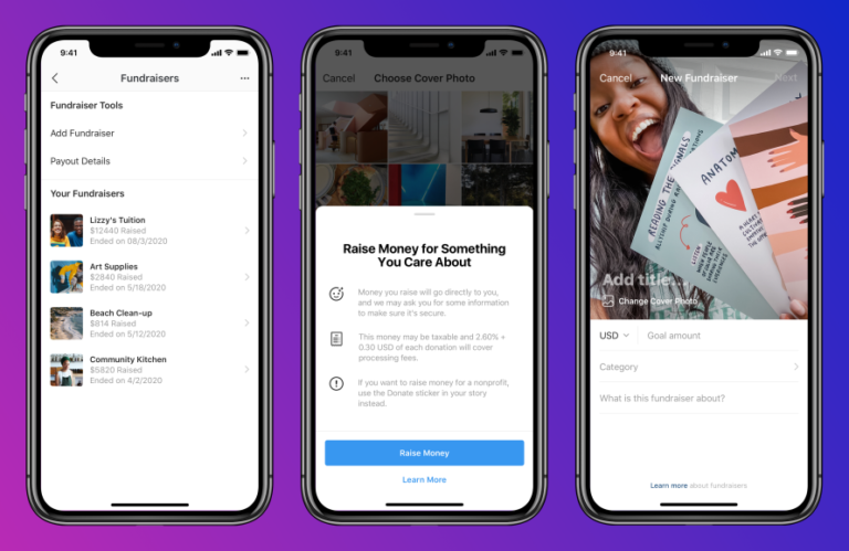 Facebook Brings Small Business Fundraisers to Instagram