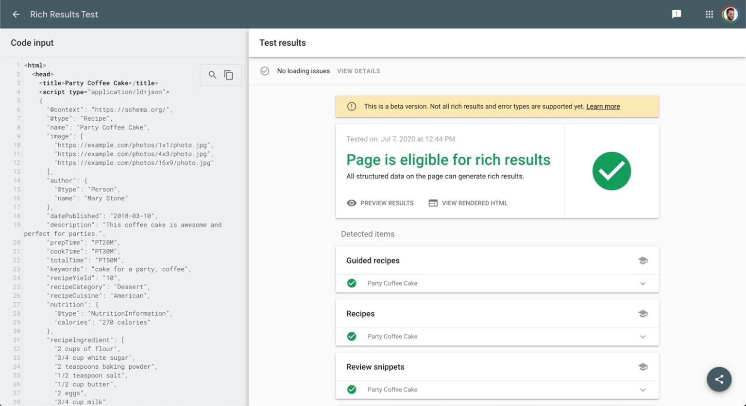 Google Shutters Structured Data Testing Tool