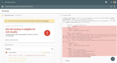 Google Shutters Structured Data Testing Tool