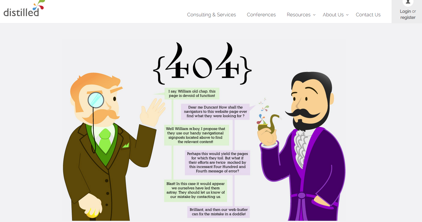 404 page distilled