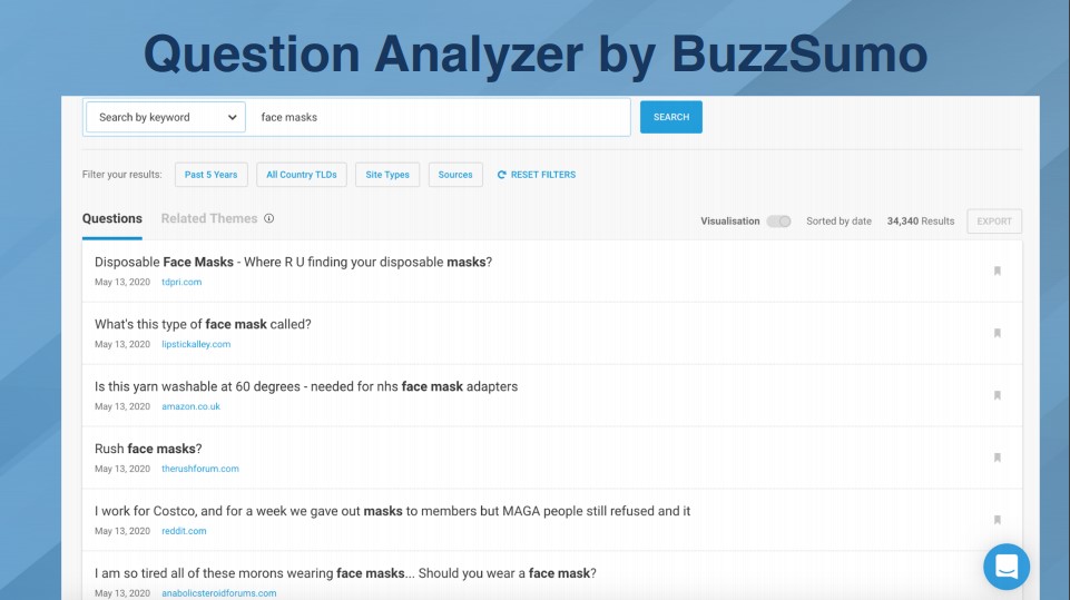 Question Analyzer by BuzzSumo