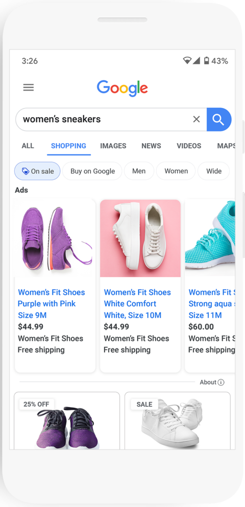  Google بهترین گزینه های خرید را در نتایج جستجو برجسته می کند 
