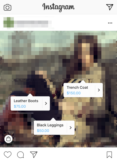 Tag sản phẩm trên Instagram