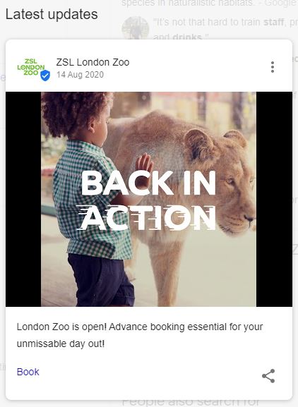London Zoo Google Post