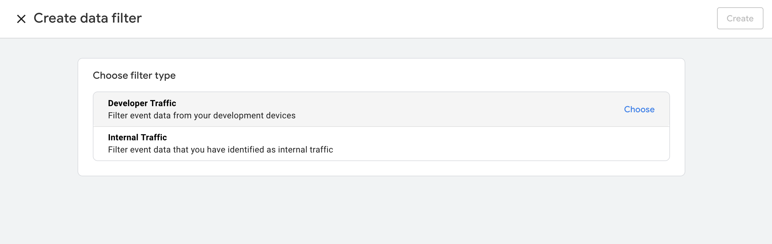 Filtering traffic in Google Analytics 4