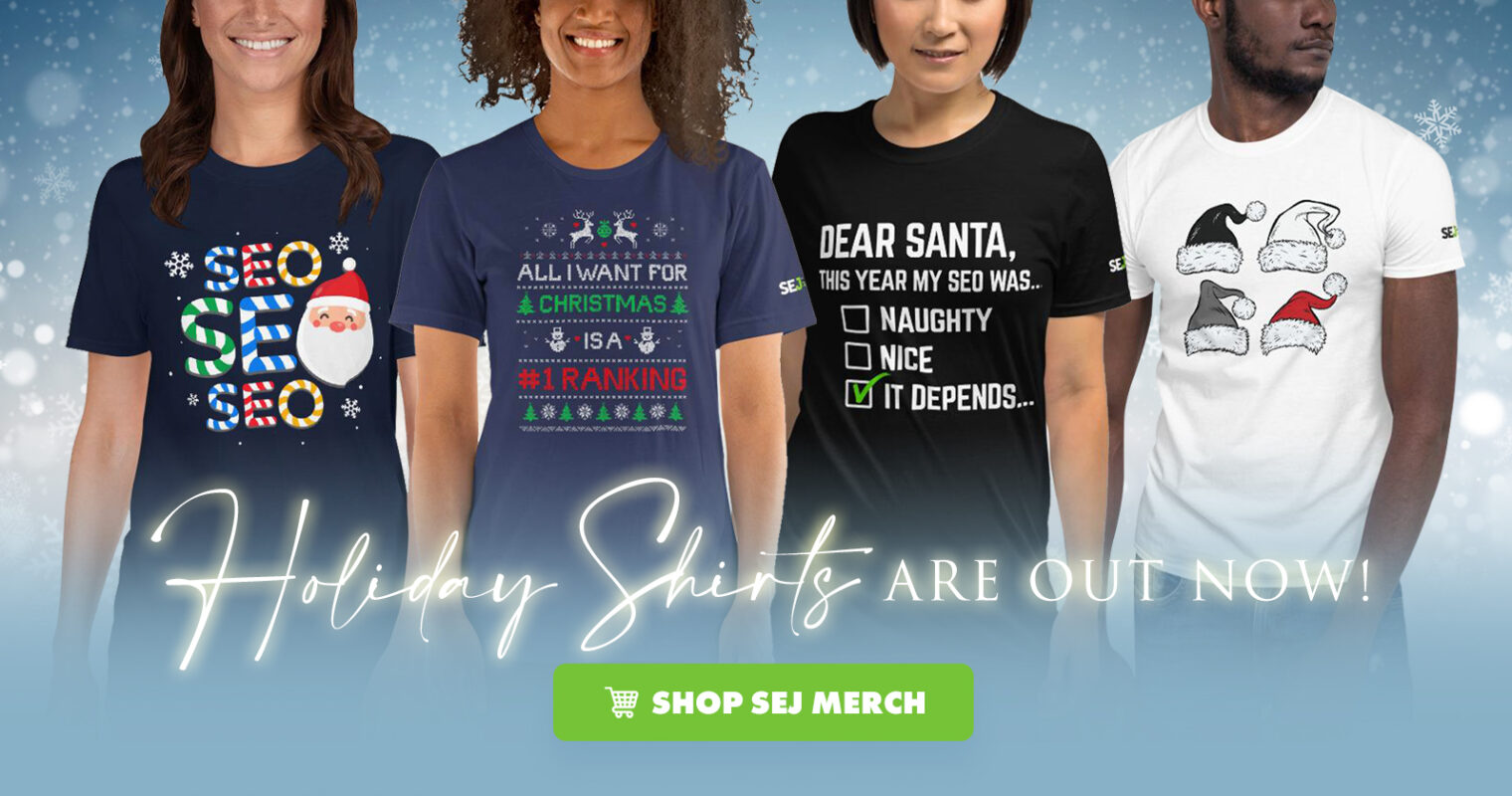 Buy Your New Holiday SEO T-Shirts Now