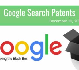 Google Search Patent Update – December 18, 2020