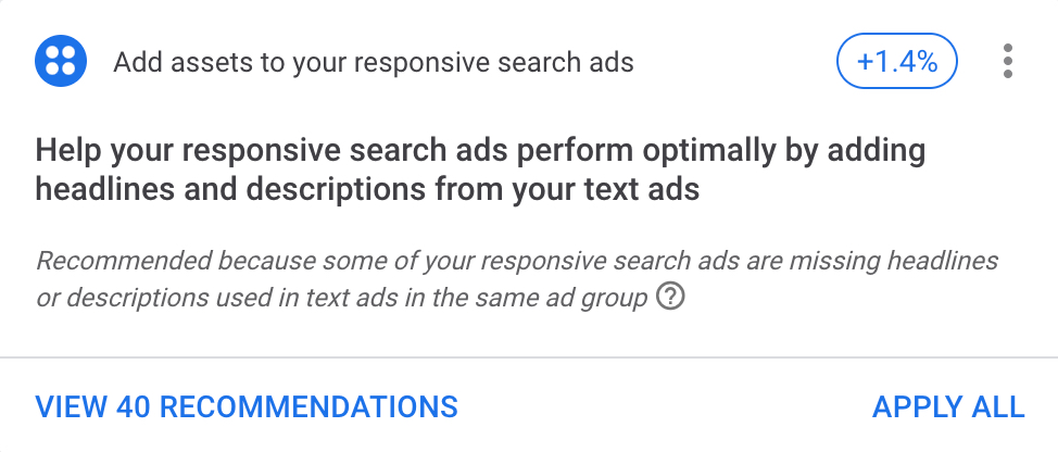 Los anuncios de búsqueda responsivos ahora son los tipos predeterminados para Google Ads