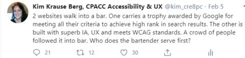 Kim Krause Berg accessibility tweet