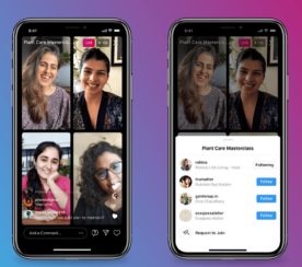 Instagram Lets Up to 4 People Go Live in One Stream