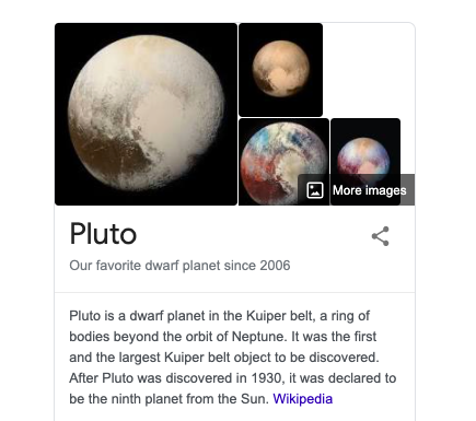 24. Pluto Easter Egg