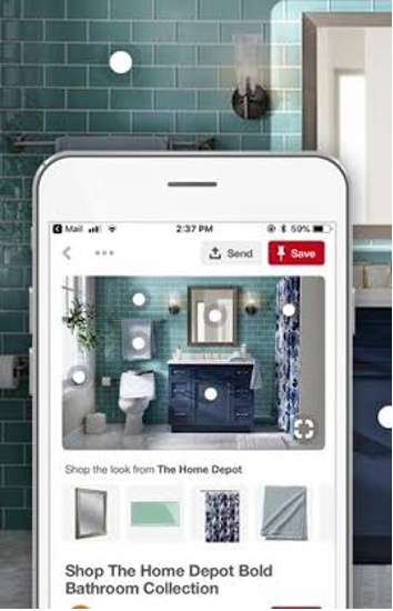 Pinterest collection ad.
