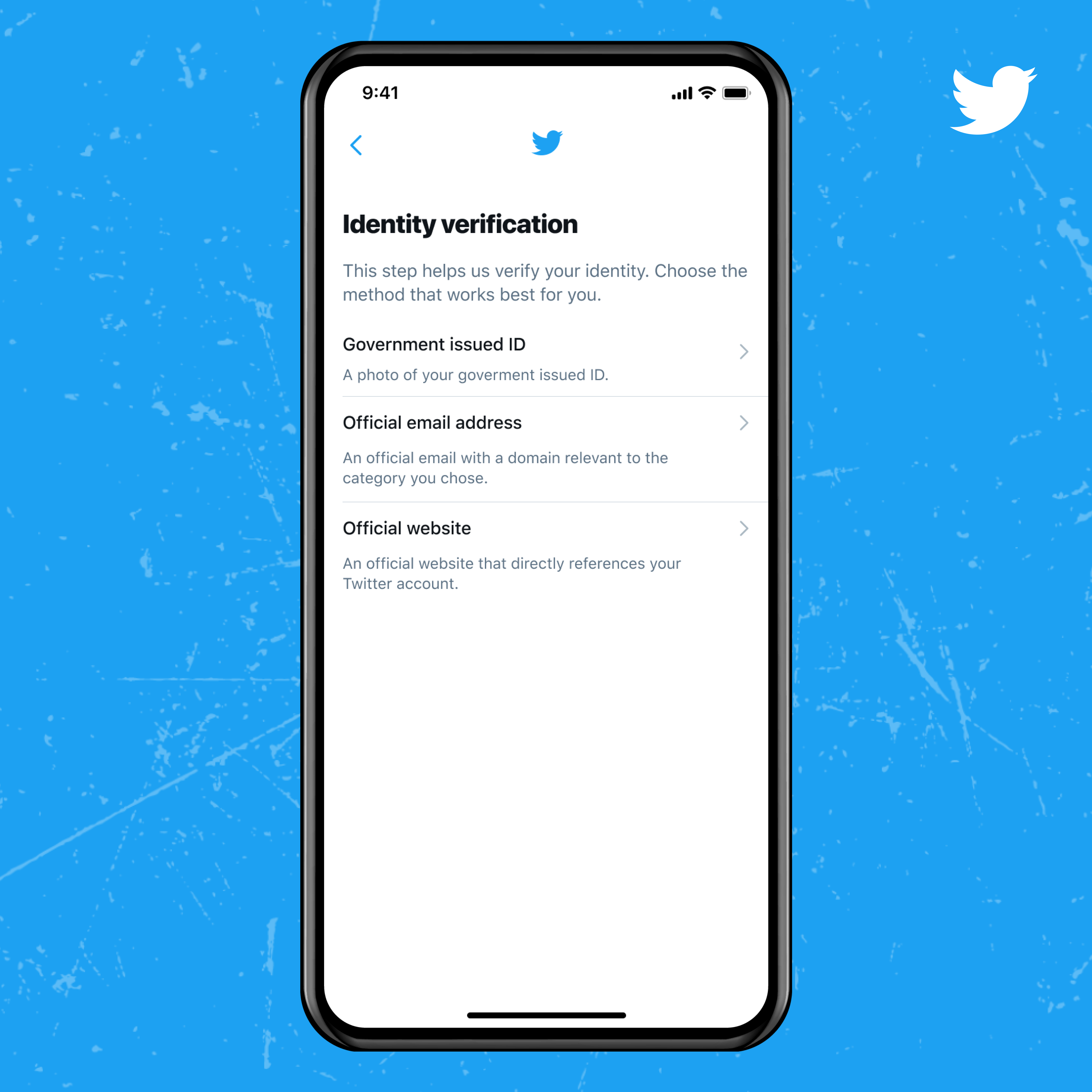Vérification Twitter ouverte aux applications publiques