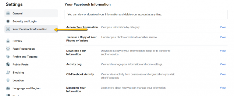 Téléchargez facilement toutes vos données Facebook.